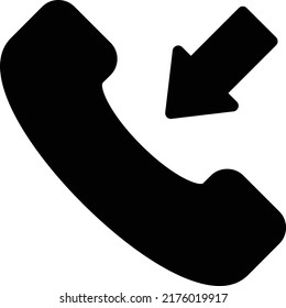 Call Vector illustration on a transparent background. Premium quality symmbols. Glyphs vector icons for concept and graphic design. 
