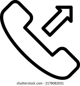Ilustración del vector de llamadas sobre un fondo transparente.Símbolos de calidad superior.Iconos vectores de trazo para el diseño de conceptos y gráficos.