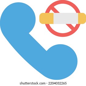 ilustración de vector de llamada en un fondo transparente. Símbolos de calidad superior. Iconos vectoriales de color de línea para el concepto y el diseño gráfico. 
