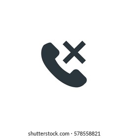 Call vector. No call icon