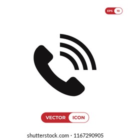 Call volume vector icon