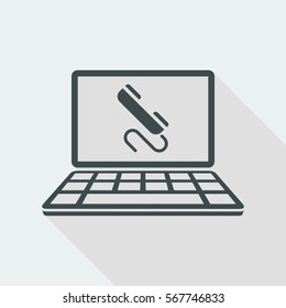 Call - Website vector icon
