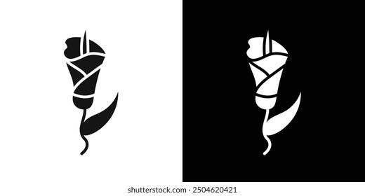 calla icon Symbol mark in filled style
