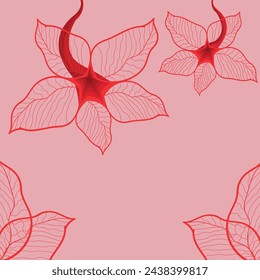 Calla lilly flowers vector background	
