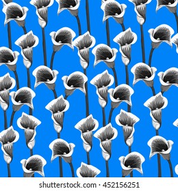 calla lily flower pattern