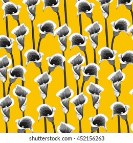calla lily flower pattern