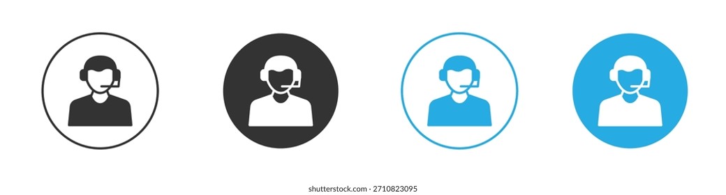 Callcenter icon. Graphic icon design template