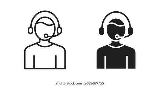Callcenter icon symbol shape. vector symbols.