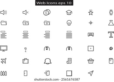 callection of Web  icons in VECTOR form OR WEB  icons VECTOR set