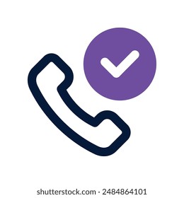 Symbol aufgerufen. Vektorgrafik Zweifarbiges Symbol für Ihre Website, Ihr Handy, Ihre Präsentation und Ihr Logo-Design.