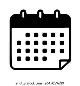 Callendar icon. Calendar planner icon collection. Reminder organizer event signs. Calendar notification icon.