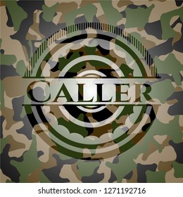 Caller on camo pattern