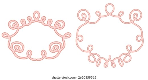 Calligraph frames. Elegant vintage flourishes, text delimiters decoration and hand drawn ornament frames vector set. Luxury borders for invitation, certificate or greeting card