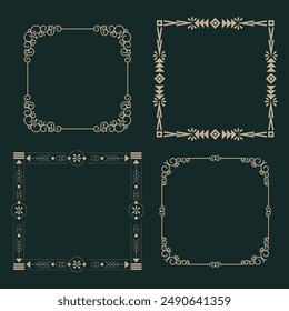 Kalligraphische Kollektion Einzigartiges Design