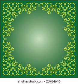 Calligraphic Border, Frame Design