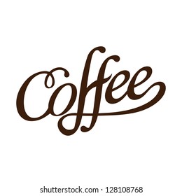 Calligraphic coffee