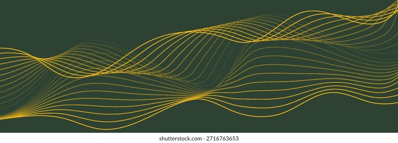 Elementos decorativos caligráficos com linhas. Ondas desenhadas à mão. Padrão abstrato de linhas de onda. Fundo de tigre abstrato. design moderno moderno na moda