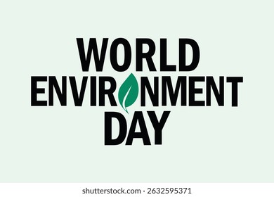  Calligraphic Design Commemorating World Environment Day 
