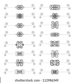 Calligraphic design element