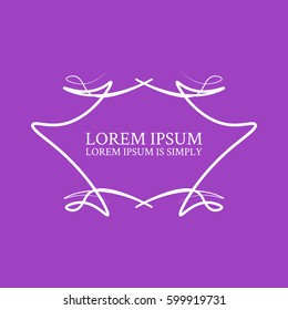 Calligraphic design element