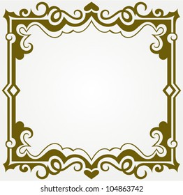 Calligraphic design element and page decoration