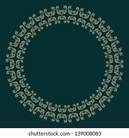 Calligraphic design element and page decoration