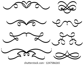 calligraphic design elements