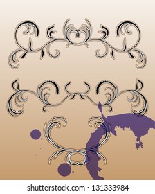 calligraphic design elements