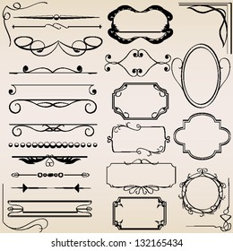 Calligraphic design elements