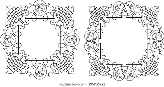 calligraphic design elements