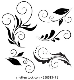 Calligraphic design elements