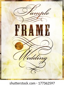 calligraphic design elements