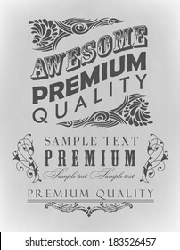 calligraphic design elements