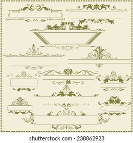 calligraphic design elements 