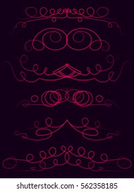 calligraphic design elements
