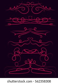 calligraphic design elements