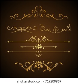 Calligraphic Design Elements