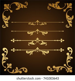 Calligraphic Design Elements