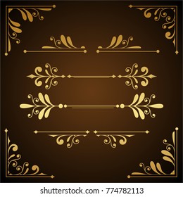 Calligraphic Design Elements