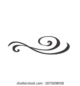Calligraphic Design Elements. Decorative Swirl , Scroll and Divider.