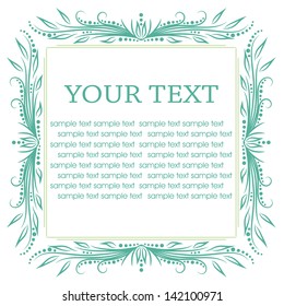 Calligraphic design elements for menu or its.