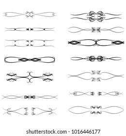 calligraphic design elements and page decoration