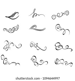 calligraphic design elements and page decoration