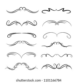 calligraphic design elements and page decoration