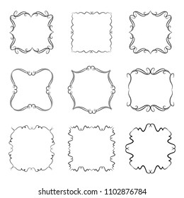 calligraphic design elements and page decoration