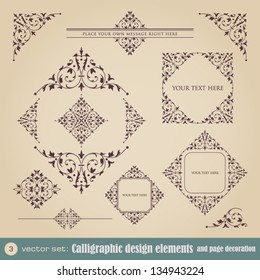 Elementos de diseño caligráfico y decoración de páginas 3