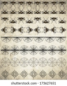 Calligraphic design elements and page decoration