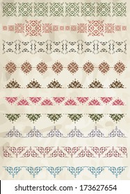 Calligraphic design elements and page decoration