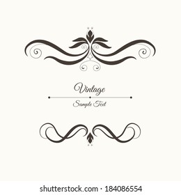 Calligraphic design elements and page decoration