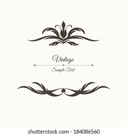 Calligraphic design elements and page decoration